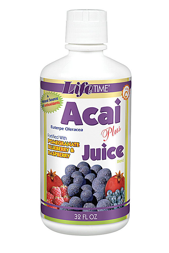 Life Time: Acai Juice Organic 100 Pure Natural 6 pk Liq
